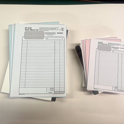 Invoice, receipt, delivery, order forms