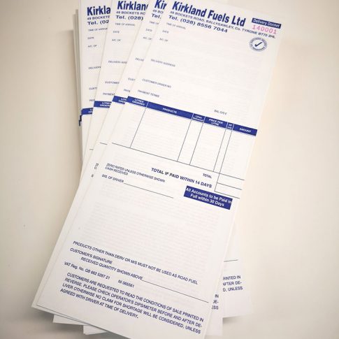 Invoice, receipt, delivery, order forms