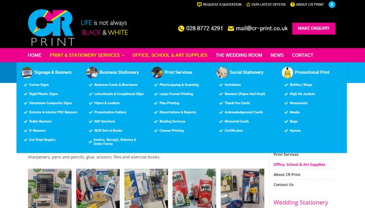 CR Print New Website